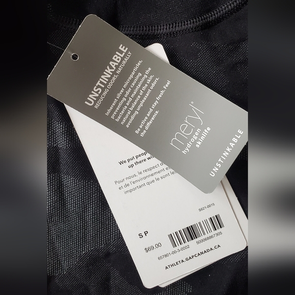 NWT. Athleta, Small, Camo Top - Picture 3 of 3